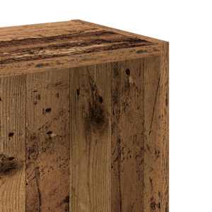 Knihovna old wood 80 x 24 x 76 cm kompozitní dřevo - obrázek 8