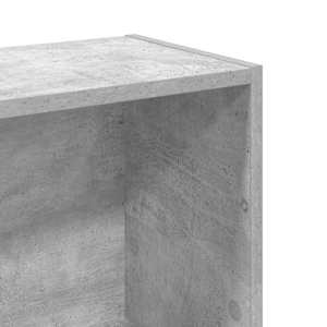Knihovna betonově šedá 80 x 24 x 109 cm kompozitní dřevo - obrázek 7