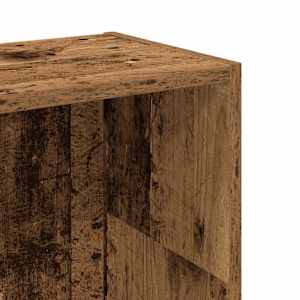 Knihovna old wood 80 x 24 x 109 cm kompozitní dřevo - obrázek 7