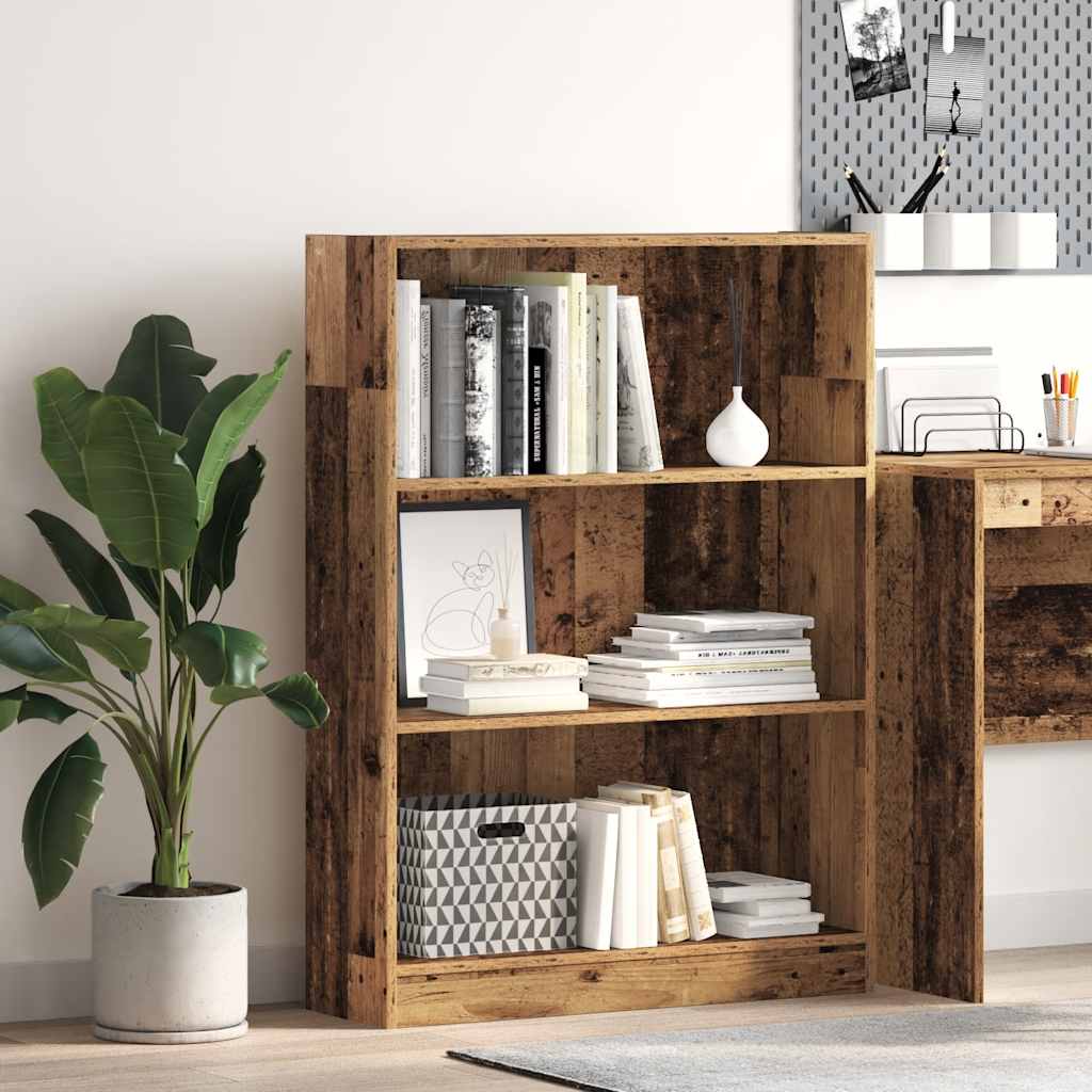 vidaXL Bibliotecă, lemn vechi, 80x24x109 cm, lemn prelucrat
