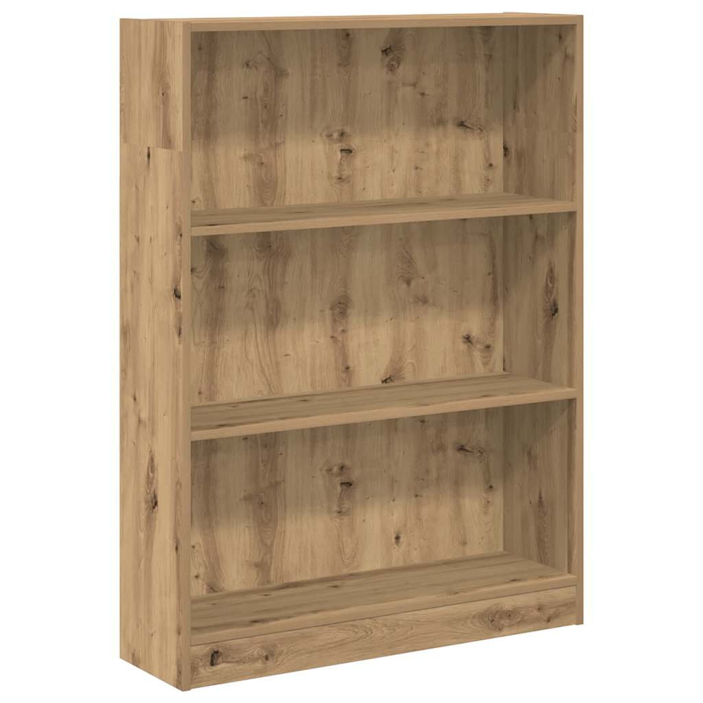 vidaXL Knihovna dub artisan 80 x 24 x 109 cm kompozitní dřevo