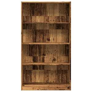 Knihovna old wood 80x24x143 cm kompozitní dřevo - obrázek 4
