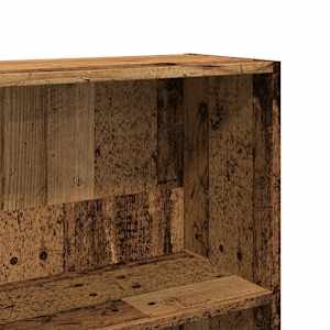 Knihovna old wood 80x24x143 cm kompozitní dřevo - obrázek 7