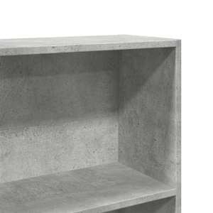 Knihovna betonově šedá 80x24x176 cm kompozitní dřevo - obrázek 7