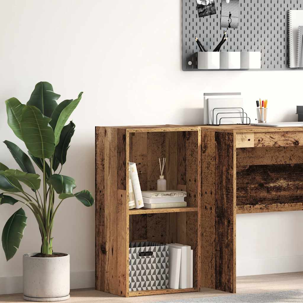 vidaXL Bücherregal Altholz-Optik 40x30x77 cm Holzwerkstoff