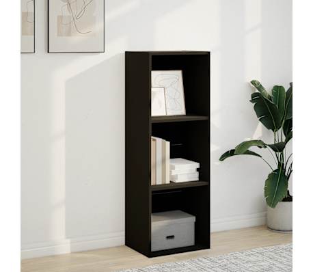 vidaXL Boekenkast 40x30x114 cm bewerkt hout zwart
