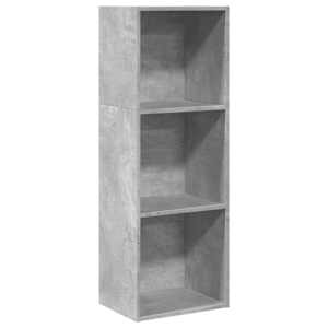 Knihovna betonově šedá 40 x 30 x 114 cm kompozitní dřevo - obrázek 2