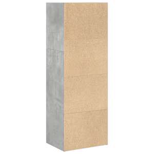 Knihovna betonově šedá 40 x 30 x 114 cm kompozitní dřevo - obrázek 5