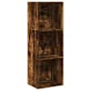 vidaXL raamaturiiul, suitsutatud tamm, 40x30x114 cm, tehispuit