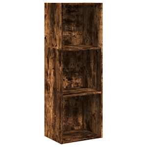 vidaXL raamaturiiul, suitsutatud tamm, 40x30x114 cm, tehispuit
