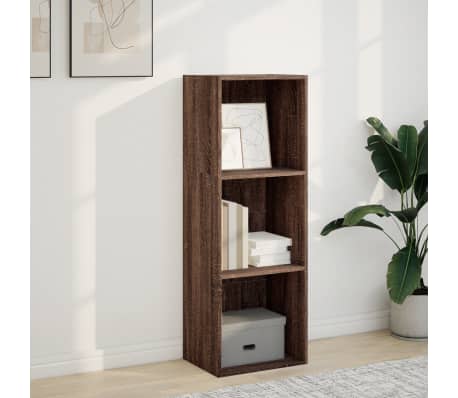 vidaXL Bibliotecă, stejar maro, 40x30x114 cm, lemn prelucrat