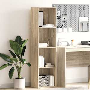 Knjižna omara sonoma hrast 40x30x152 cm inženirski les