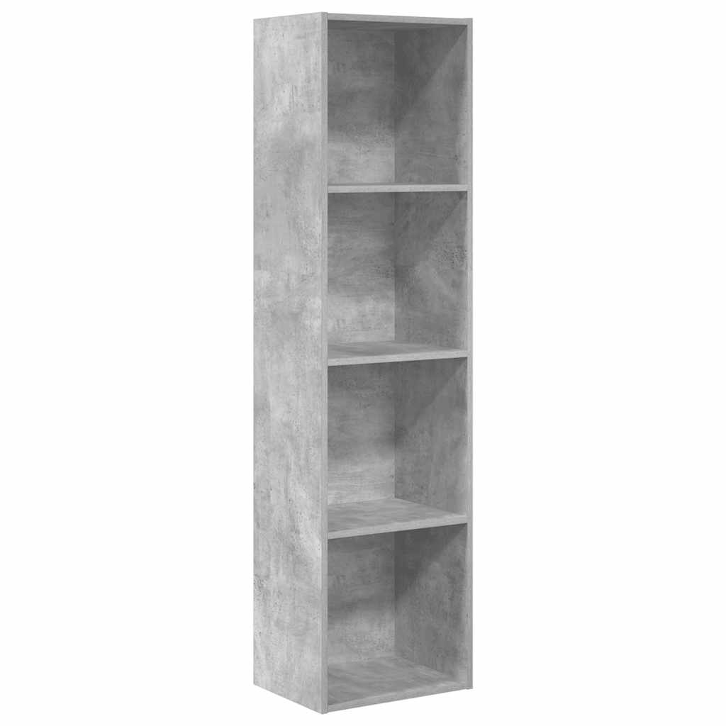 vidaXL Knihovna betonově šedá 40 x 30 x 152 cm kompozitní dřevo