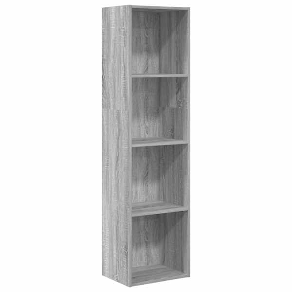 vidaXL raamaturiiul, hall Sonoma tamm, 40x30x152 cm, tehispuit