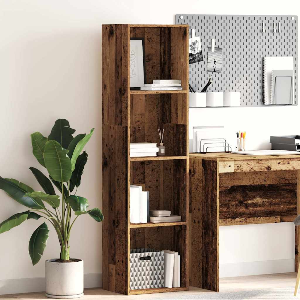vidaXL Bibliotecă, lemn vechi, 40x30x152 cm, lemn prelucrat