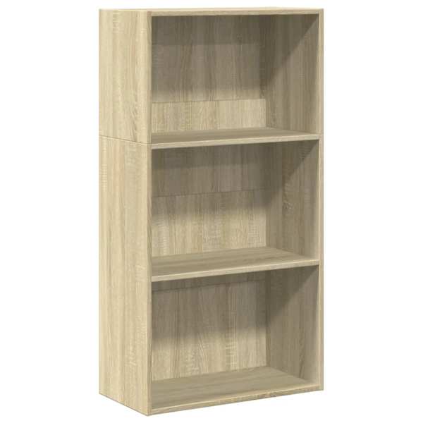 vidaXL raamaturiiul Sonoma tamm 60x30x114 cm Engineered Wood