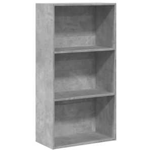 Knihovna betonově šedá 60 x 30 x 114 cm kompozitní dřevo - obrázek 2