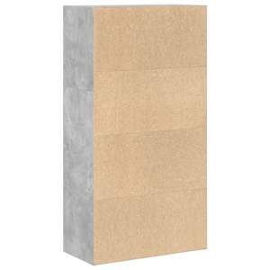 Knihovna betonově šedá 60 x 30 x 114 cm kompozitní dřevo - obrázek 6