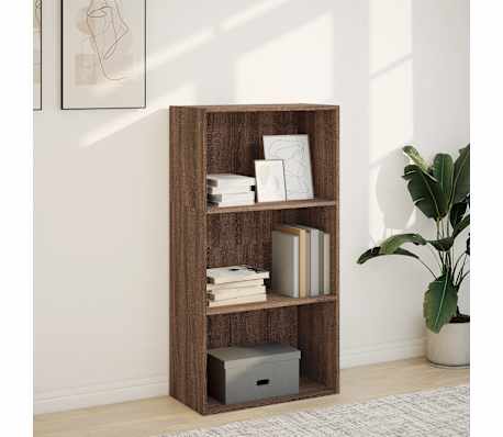 vidaXL Bibliotecă, stejar maro, 60x30x114 cm, lemn prelucrat