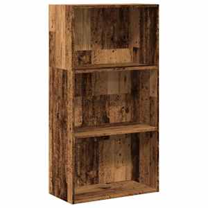 Knihovna old wood 60 x 30 x 114 cm kompozitní dřevo - obrázek 2