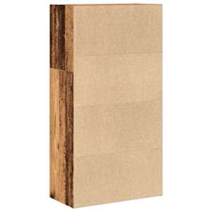 Knihovna old wood 60 x 30 x 114 cm kompozitní dřevo - obrázek 6