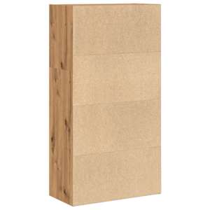 Knihovna dub artisan 60 x 30 x 114 cm kompozitní dřevo - obrázek 5