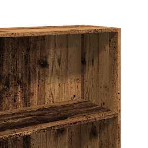 Knihovna old wood 60 x 30 x 152 cm kompozitní dřevo - obrázek 7