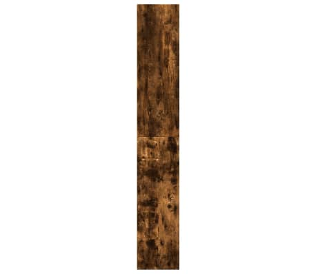 vidaXL Библиотека, опушен дъб, 60x30x189 см, инженерно дърво, Опушен дъб vidaXL Библиотека, опушен дъб, 60x30x189 см, инженерно дърво