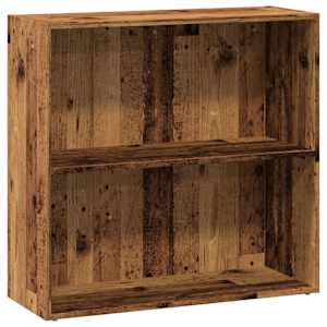 Knihovna old wood 80 x 30 x 77 cm kompozitní dřevo - obrázek 2