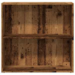 Knihovna old wood 80 x 30 x 77 cm kompozitní dřevo - obrázek 4