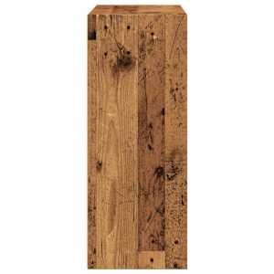 Knihovna old wood 80 x 30 x 77 cm kompozitní dřevo - obrázek 5