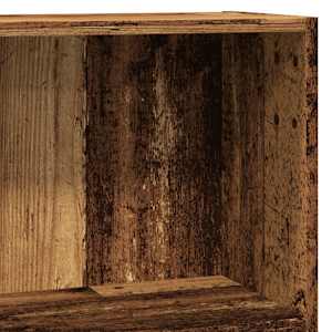 Knihovna old wood 80 x 30 x 77 cm kompozitní dřevo - obrázek 7
