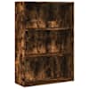 vidaXL raamaturiiul, suitsutatud tamm, 80x30x114 cm, tehispuit