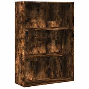 vidaXL raamaturiiul, suitsutatud tamm, 80x30x114 cm, tehispuit