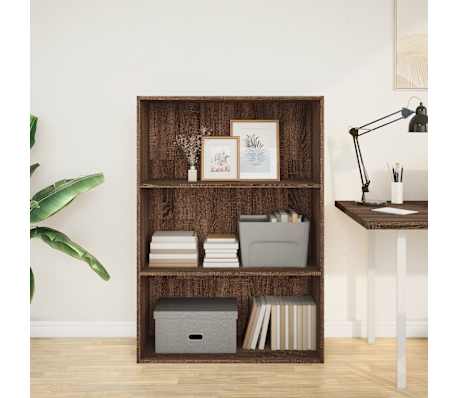 vidaXL Bibliotecă, stejar maro, 80x30x114 cm, lemn prelucrat
