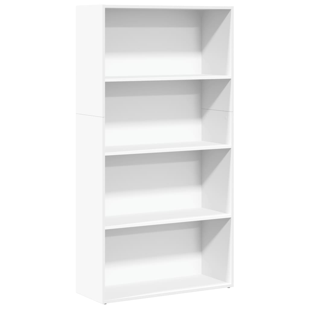 vidaXL Knihovna bílá 80 x 30 x 152 cm kompozitní dřevo