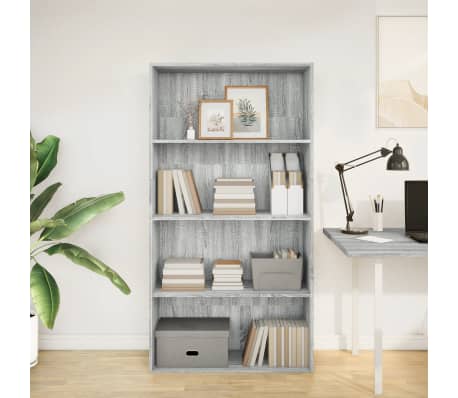 vidaXL Regal za knjige boja hrasta 80x30x152 cm konstruirano drvo