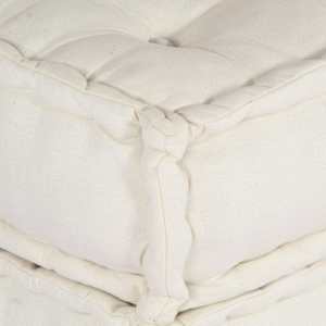 Modulární patchworková pohovka 2 pcs Krémová 140 x 70 x 36 cm - obrázek 6
