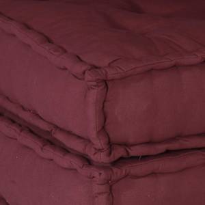 Modulová pohovka Textil Bordó 210 x 70 x 56 cm - obrázek 9