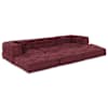 vidaXL Mooduldiivan kangas Bordeaux 210 x 70 x 56 cm