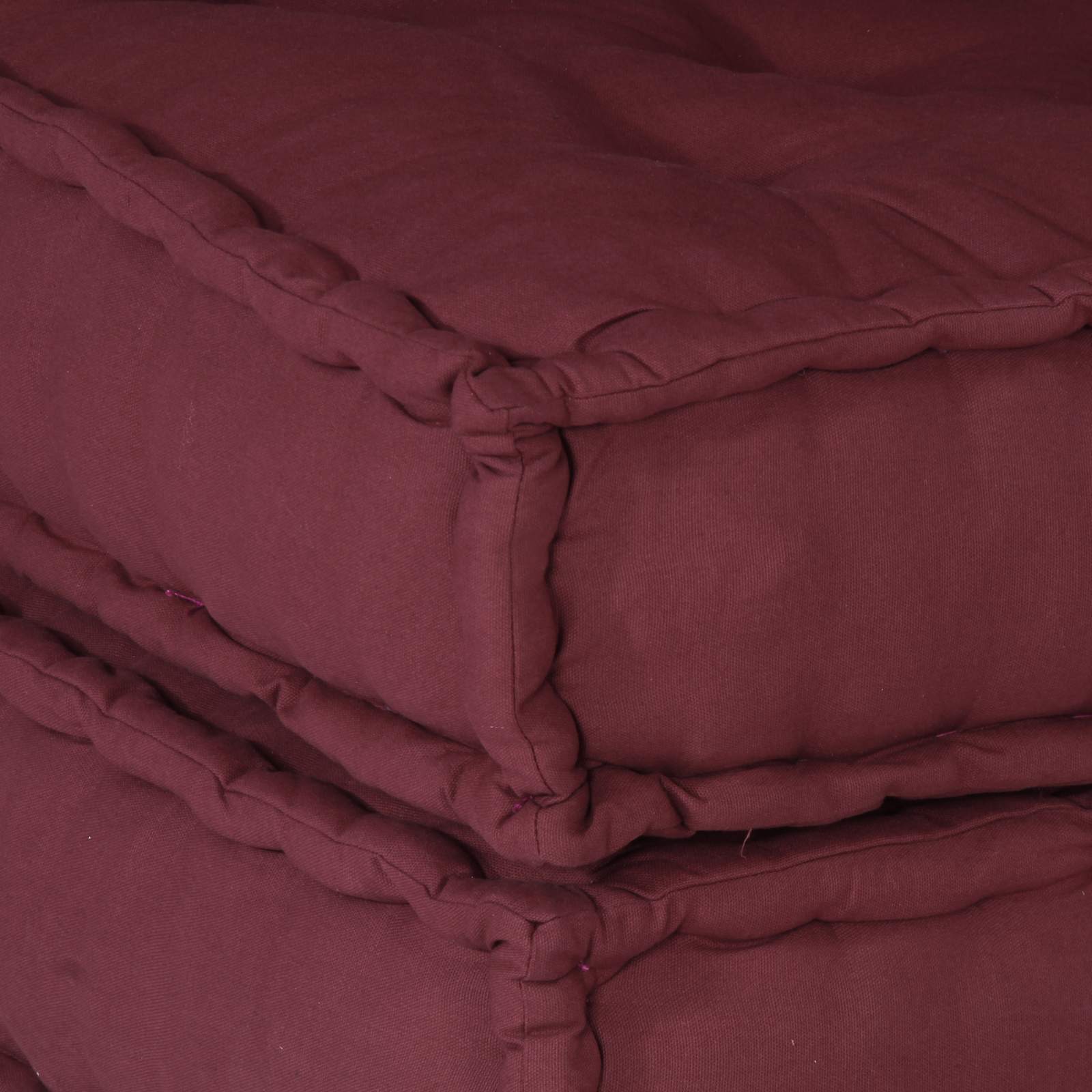 Modulair Sofabet 4 pcs Bordeaux Stof image 8