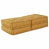 vidaXL Mooduldiivan 2 tk kangas Kollane 140 x 70 x 36 cm