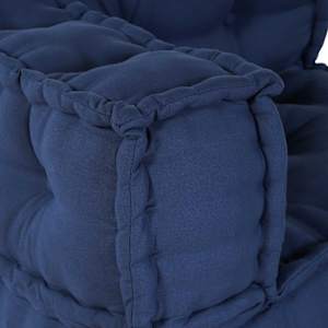 Modulární patchworková pohovka 2 pcs Indigo 140 x 70 x 56 cm - obrázek 8