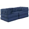 vidaXL Mooduldiivan 2 tk kangas Indigo 140 x 70 x 56 cm