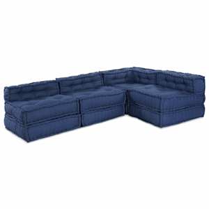 Modularna sedežna enota Blago Indigo 210 x 140 x 56 cm