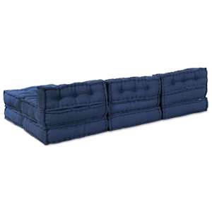 Modulová pohovka Textil Indigo 210 x 140 x 56 cm - obrázek 8