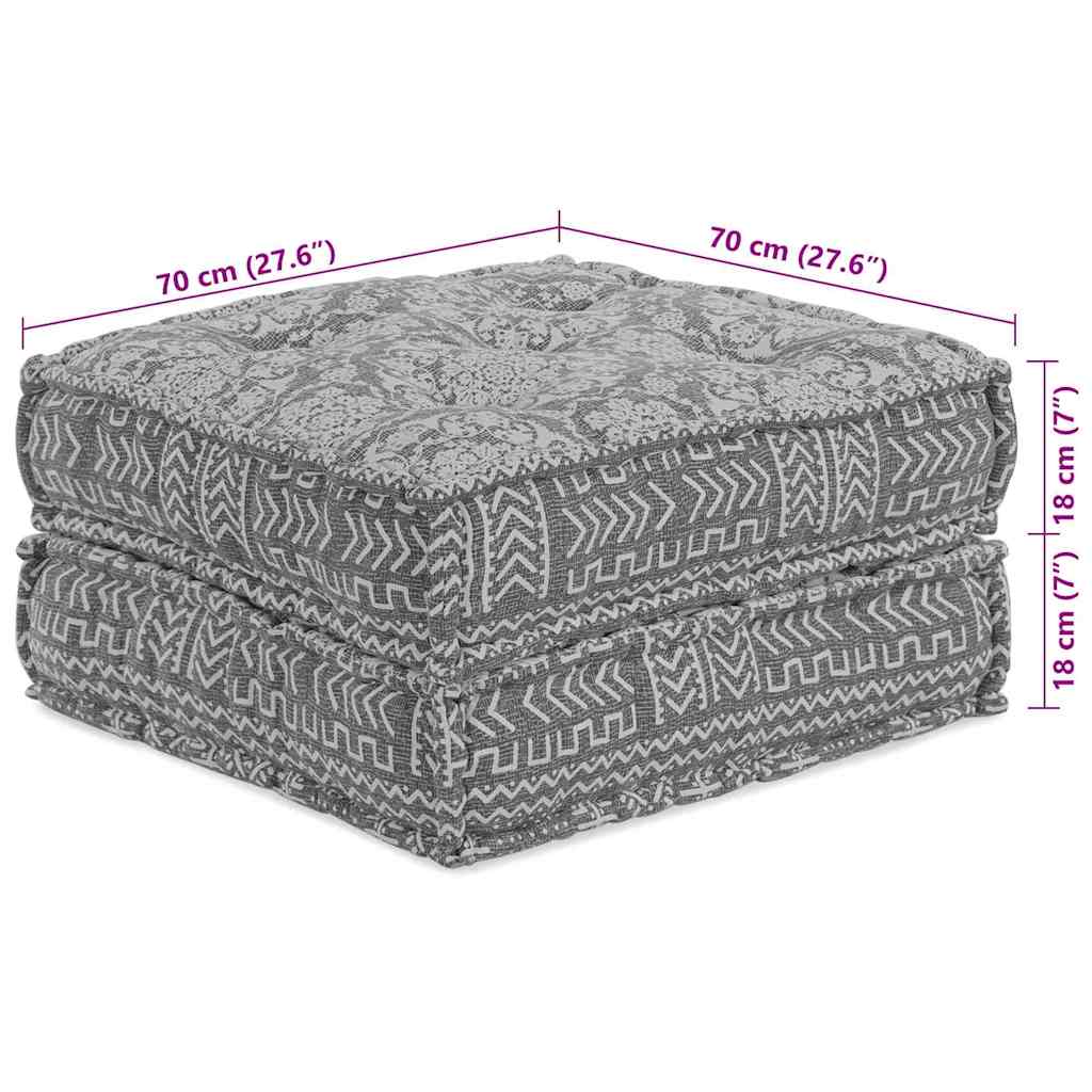 Modularna sedežna enota 4 pcs Svetlo siva blago