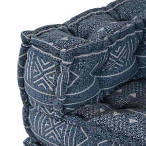 Modulární pohovka 4 pcs Indigo Potisk textil - obrázek 9