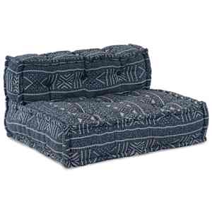 Modulární pohovka 4 pcs Indigo Potisk textil - obrázek 4