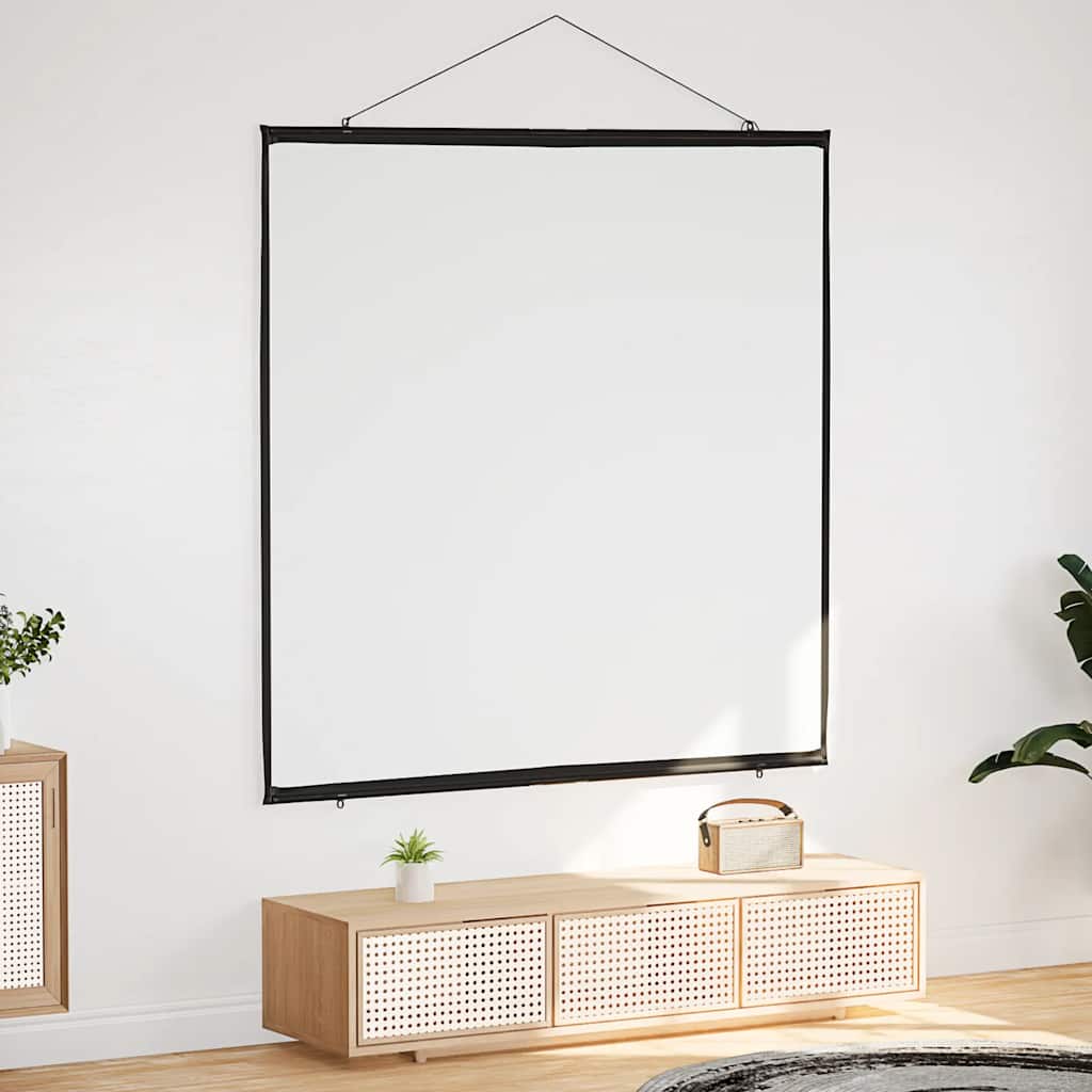 vidaXL Ecran de proiecție suspendat pe perete 81 inch 1:1